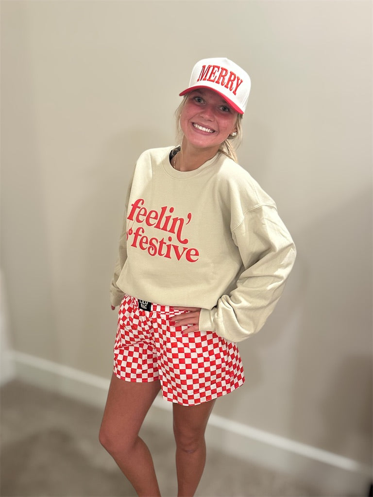 LM-3014 MERRY CAP RED