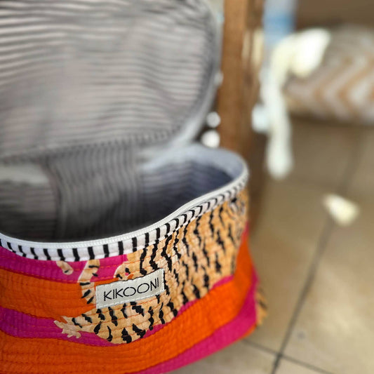 Large Cosmetic Bag BIG BEAUTY "Poppy Tiger"