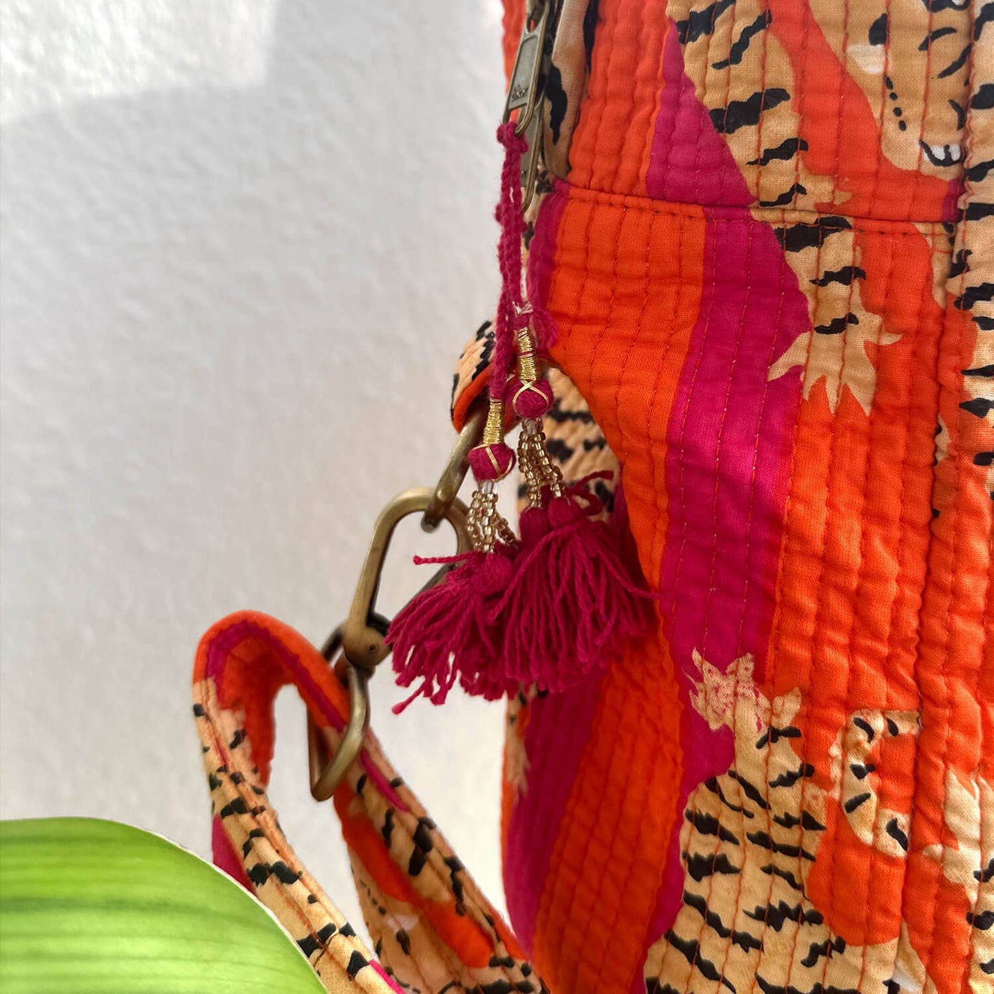 Large Travel Bag "Poppy Tiger"