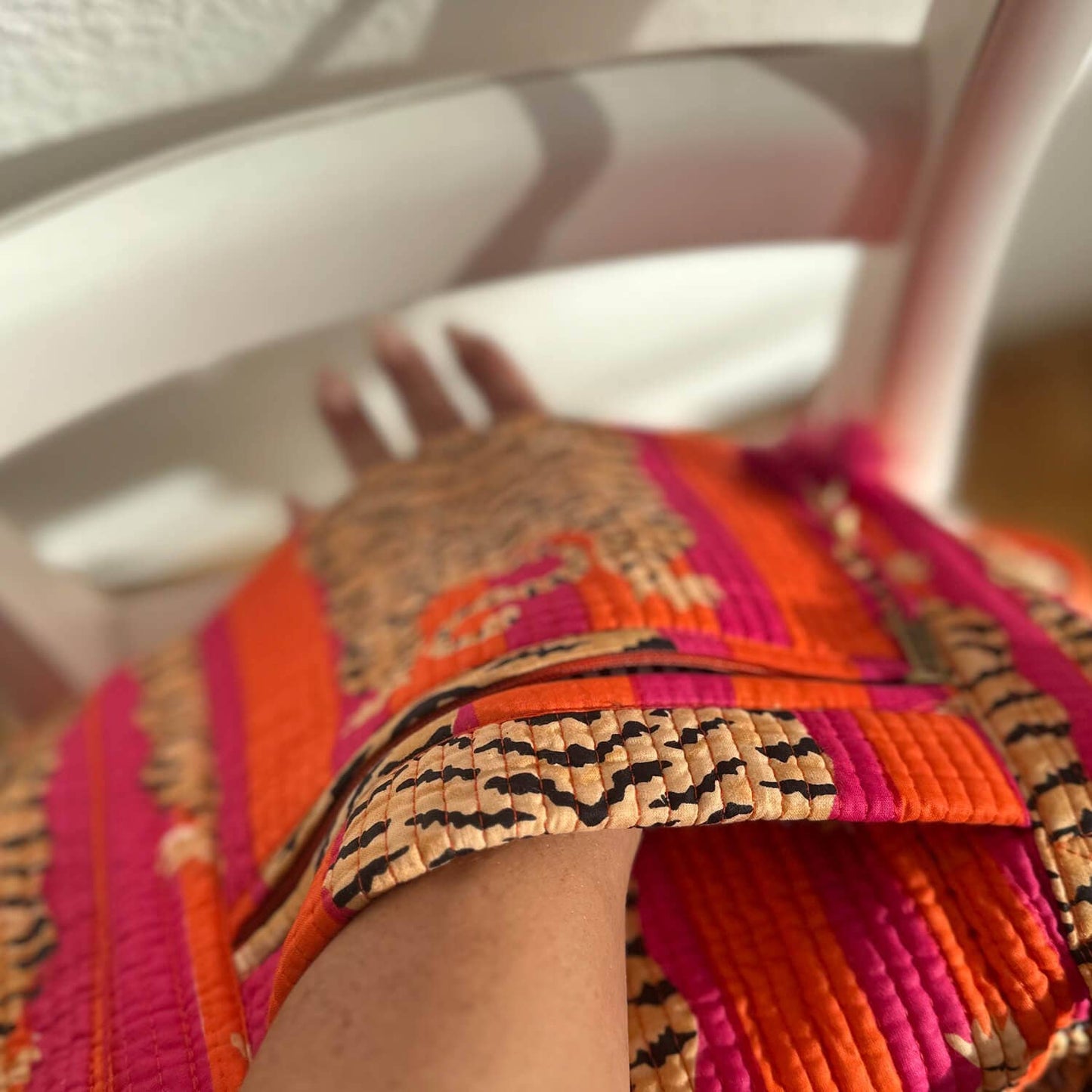 Large Travel Bag "Poppy Tiger"